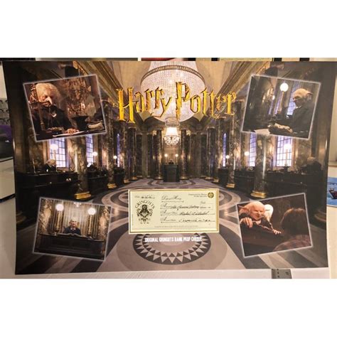 harry potter personal checks design.